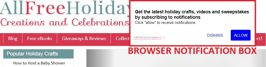 Sign up for free browser notifications!