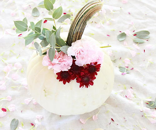 Floral Eucalyptus Pumpkins