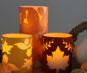 Autumn Candle Covers